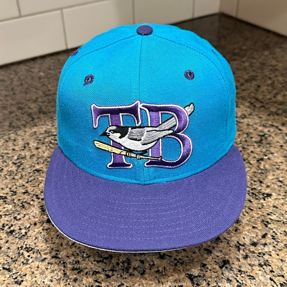 Vtg 90s Thunder Bay Whiskey Jacks MiLB New Era Hat 7 1/8 Made in‎ USA Deadstock